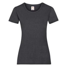 Fruit of the Loom, Valueweight, Women's Cotton T-shirt, Dark Ash Gray, M