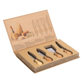 FORMAGGIO, cheese knife set, 4/1, beige