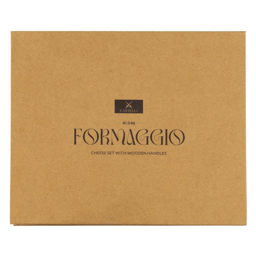 FORMAGGIO, set noževa za sir, 4/1, bež