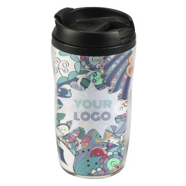 TRAVELINO, plastic travel mug, 250 ml, black
