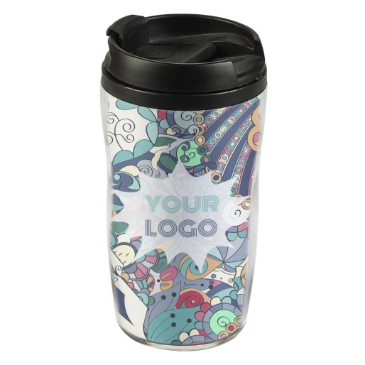TRAVELINO, čaša za poneti, 250 ml, crna
