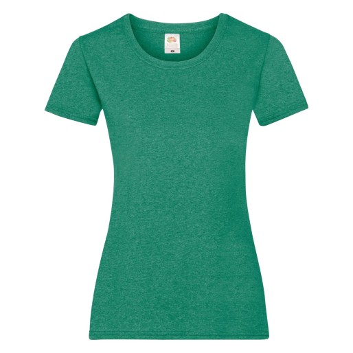 Fruit of the Loom, Valueweight, Women's Cotton T-shirt, Retro Melting Green, M