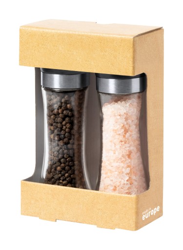 Salt and pepper mill set