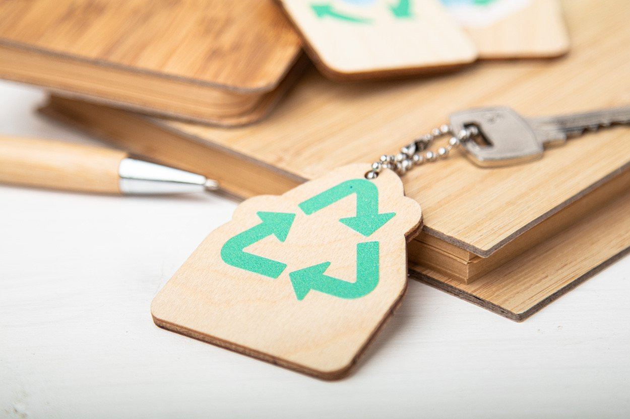 EcoRing keyring, recycling