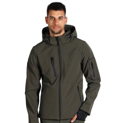 PANTHER JACKET, softshell jacket, olive