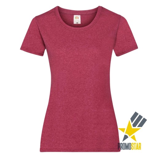 Fruit of the Loom, Valueweight, Women's Cotton Short Sleeve T-shirt, Retro, L