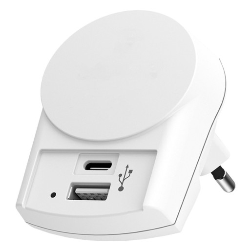 EURO USB CHARGER AC, white
