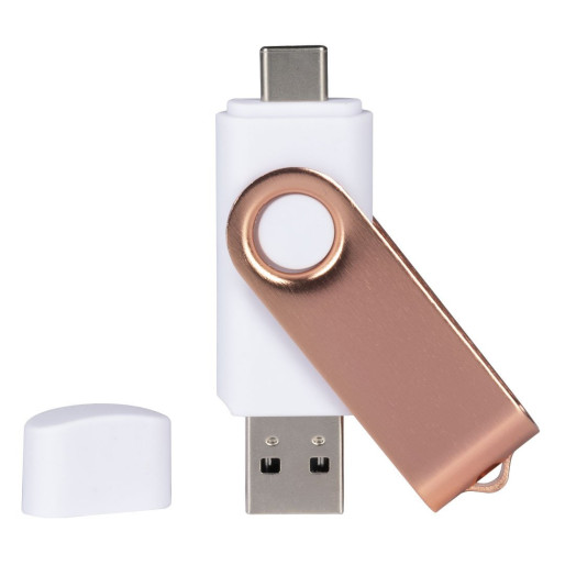 SMART C ROSE GOLD 3.0, usb flash memorija, beli, 16GB