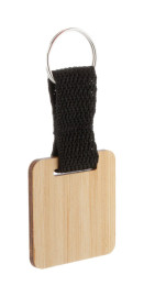 Stropp bamboo keyring, square
