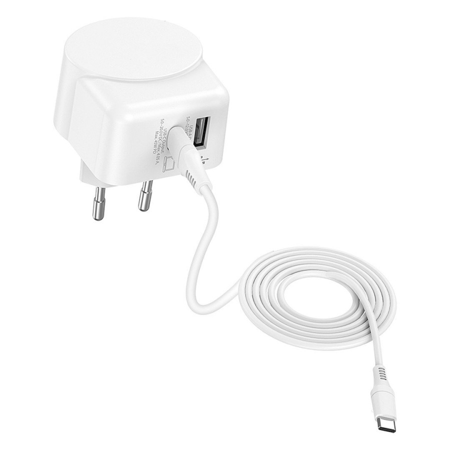 EU USB CHARGER AC 45PD, white