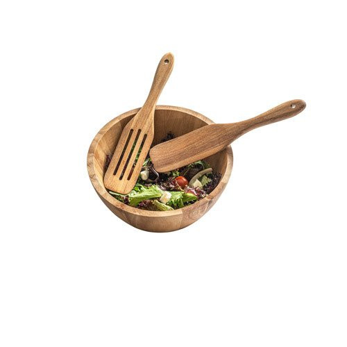 SAGE. Round acacia wood salad bowl
