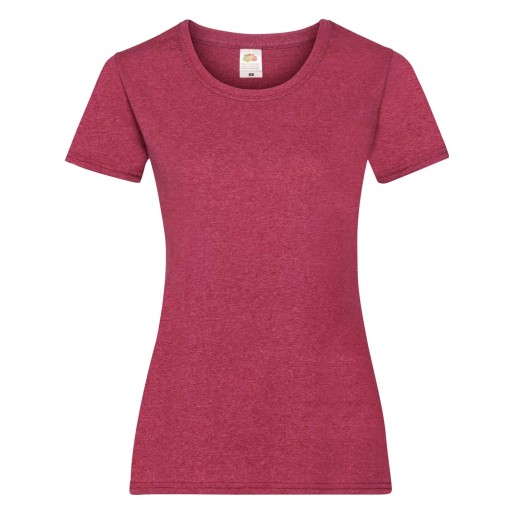 Fruit of the Loom, Valueweight, Women's Cotton Short Sleeve T-Shirt, Retro, XL