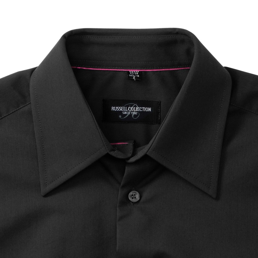 RUSSELL muška košulja sa kratkim rukavima TENCEL FITTED