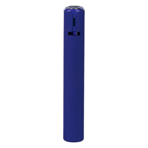 IGNIS SOFT, plastic electronic lighter in metal case, with turbo flame, blue