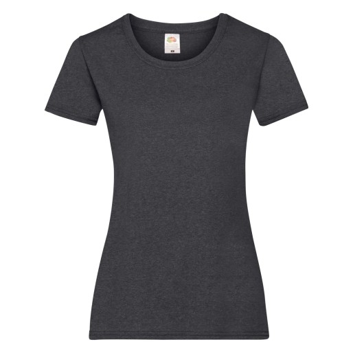 Fruit of the Loom, Valueweight, Women's Cotton T-shirt, Dark Ash Gray, 2XL