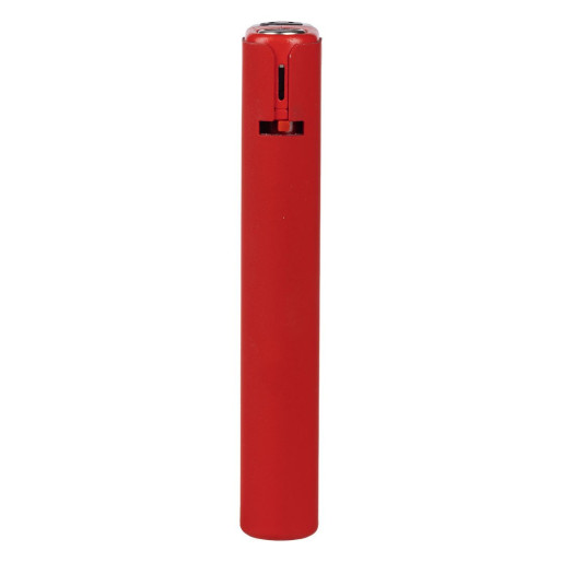 IGNIS SOFT, plastic electronic lighter in metal case, with turbo flame, red