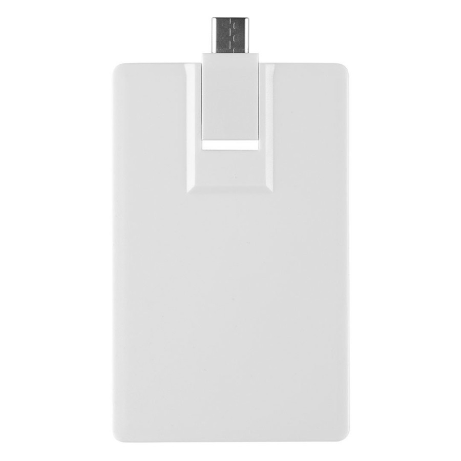 CREDIT CARD C, usb flash memorija, beli, 64GB