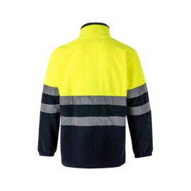 VL EROS. Two-tone fleece jacket (280g/m²), in polyester (100%)