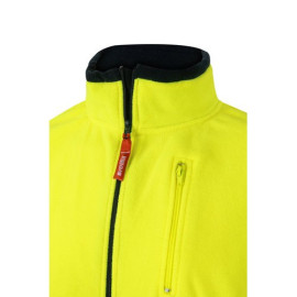 VL EROS. Two-tone fleece jacket (280g/m²), in polyester (100%)