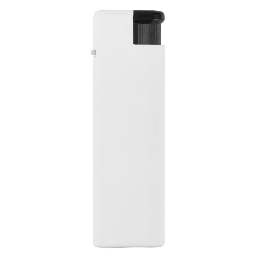 IGNIS SOFT, plastic electronic lighter in metal case, with turbo flame, white
