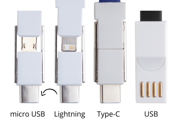 Hedul keyring USB charger cable