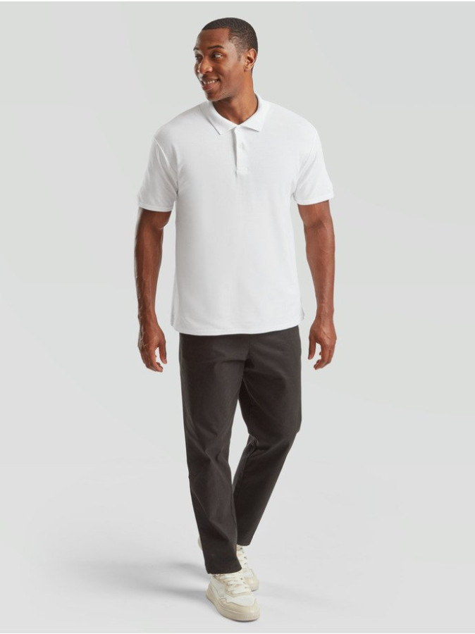 Fruit of the Loom, Original Polo, Polo majca za muškarce, bela S