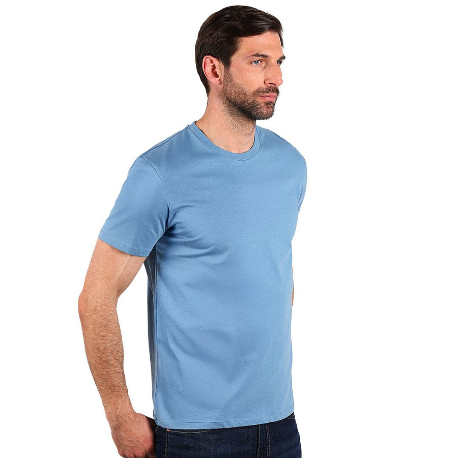 ORGANIC T, majica od organskog pamuka, 160g/m2, svetlo plava