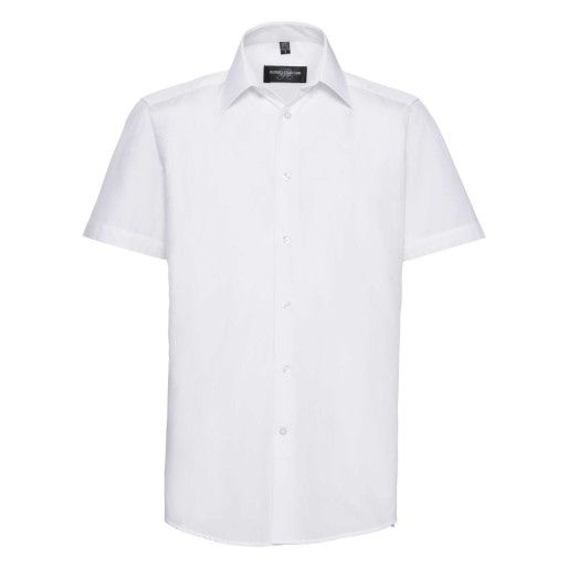 RUSSELL men's SS Pl-Ct Tail Pop Shirt