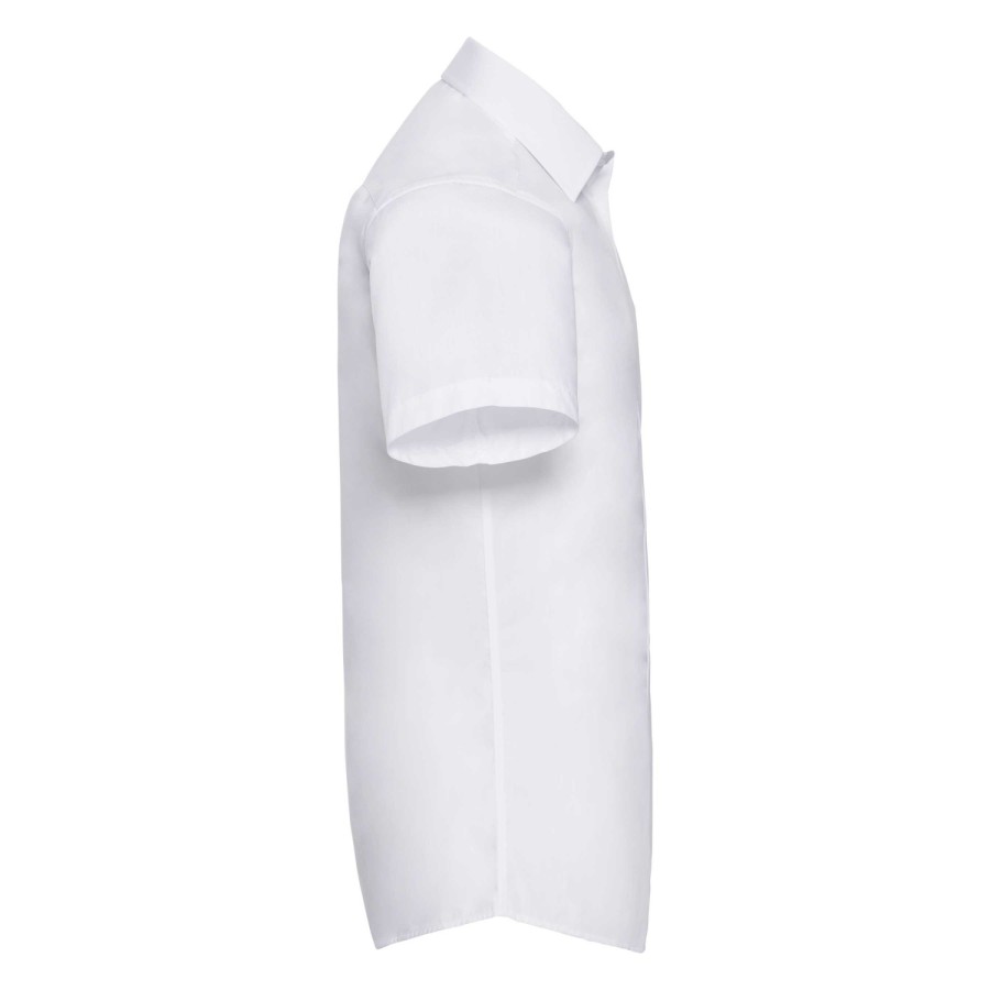 RUSSELL men's SS Pl-Ct Tail Pop Shirt