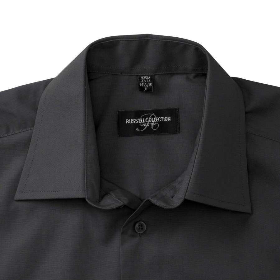 RUSSELL muška SS Pl-Ct Tail Pop košulja