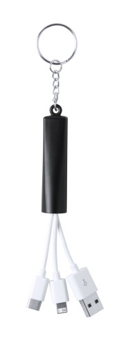 Zaref keyring USB charger cable