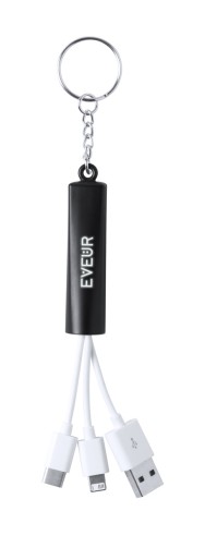 Zaref keyring USB charger cable