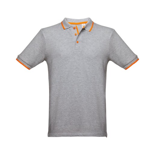 THC ROME. Men's slim fit polo shirt