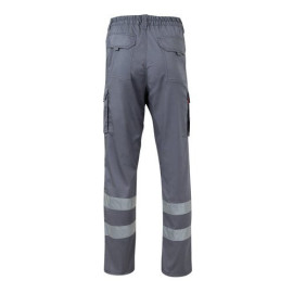 VL DIONYSUS. Multi-pocket stretch trousers (240g/m²), in cotton (46%), EME (38%) and polyester (16%)