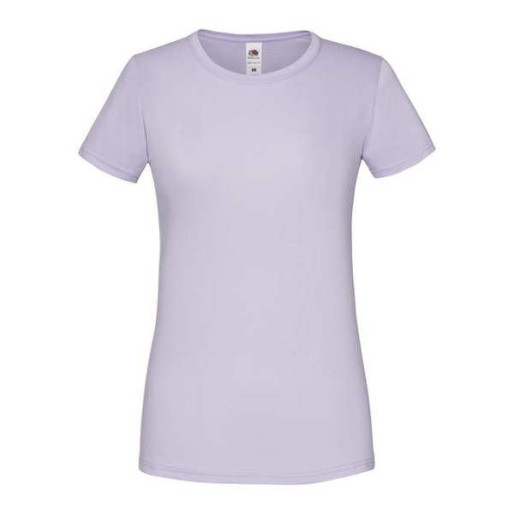 Fruit of the Loom, LADIES ICONIC 150T, cotton t-shirt, soft lavender,XL