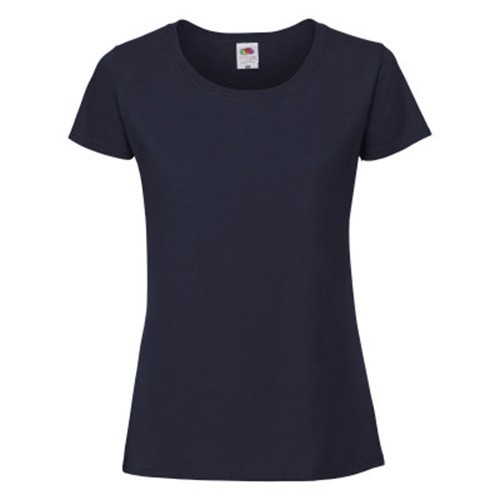 Fruit of the Loom, Ladies Iconic Ringspun Premium T, women's T-shirt, dark tailored, L