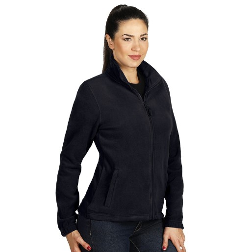 POLARIS LADY, women's polar fleece jacket/sweatshirt, blue