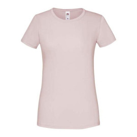 Fruit of the Loom, LADIES ICONIC 150T, cotton t-shirt, powder rose, S