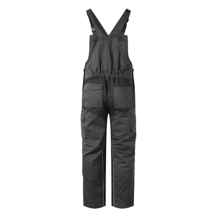 AVIATOR BIB PANTS, dark gray