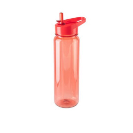 GILMORE. Recycled PET (100% rPET) sports bottle with glossy translucent finish 750 mL