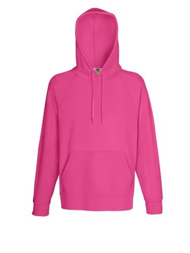 Fruit of the Loom, Lightweight Hooded Sweat, hooded sweatshirt, fuchsia, L