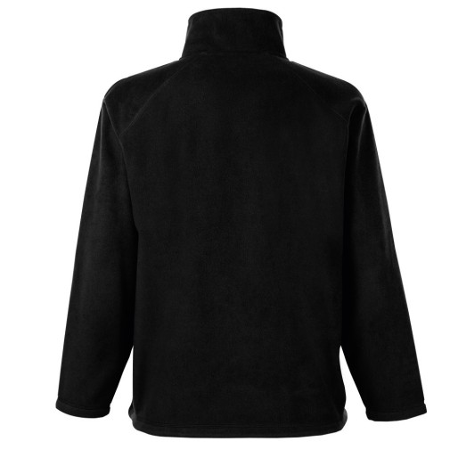 Fruit of the Loom, Half Zip Fleece, muški duks na polu-zakopčavanje,crna , L