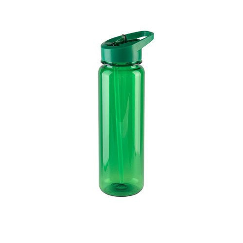 GILMORE. Recycled PET (100% rPET) sports bottle with glossy translucent finish 750 mL