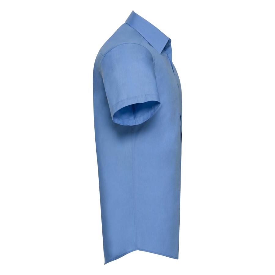 RUSSELL men's SS Pl-Ct Tail Pop Shirt