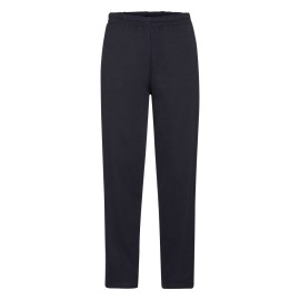 Fruit of the Loom, Classic Open Hem Jog Pants, Flat Tracksuit, Dark Weight, M