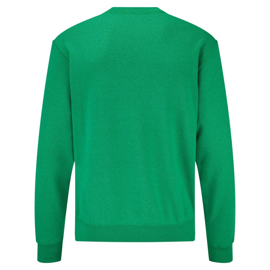 Fruit of the Loom, CLASSIC SET IN SWEAT, klasični duks, retro melirana zelena