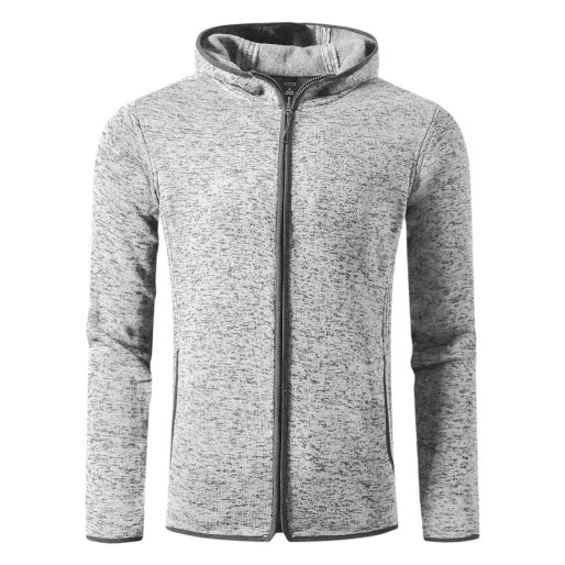 JOKER, unisex mčlange hooded sweatshirt, ash