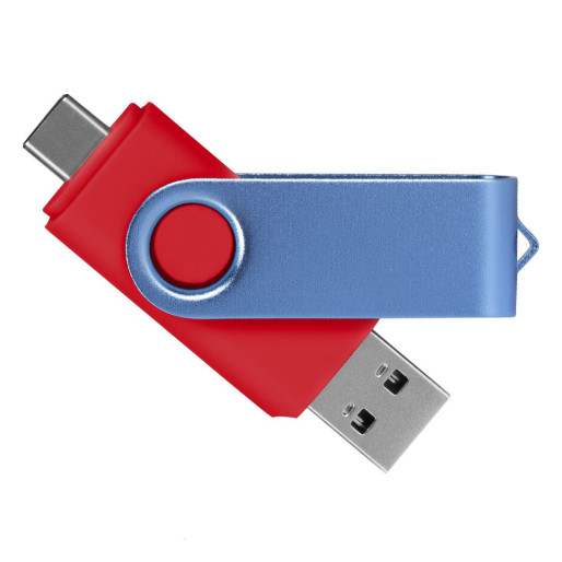 SMART C SKY BLUE, usb flash memory, red, 32GB