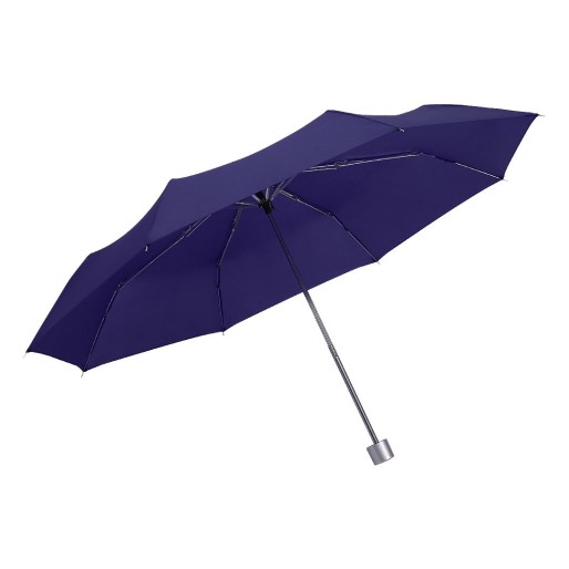 SUPER MINI, foldable umbrella, manual opening, blue