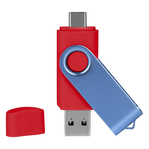 SMART C SKY BLUE, usb flash memory, red, 64GB